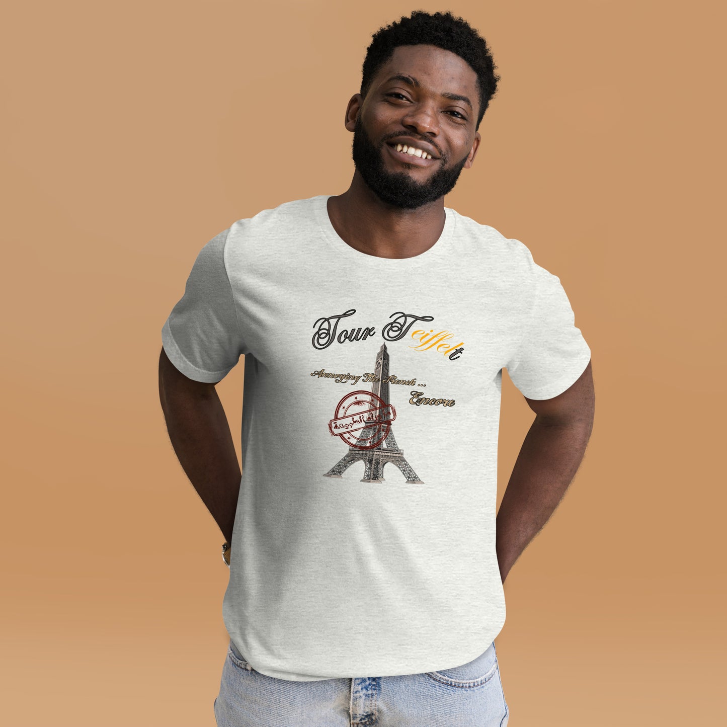 Tour Teiffelt T-shirt قميص برج تيفلت نصف كم