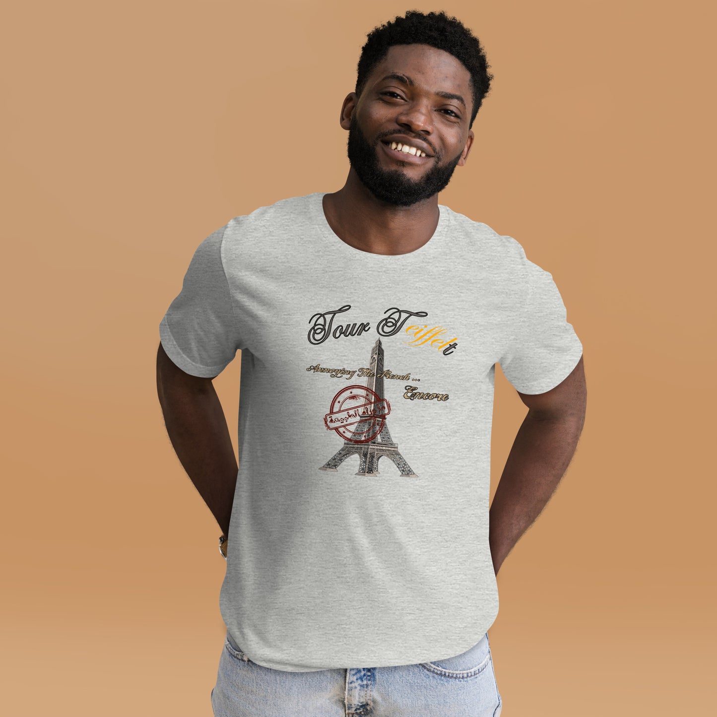 Tour Teiffelt T-shirt قميص برج تيفلت نصف كم