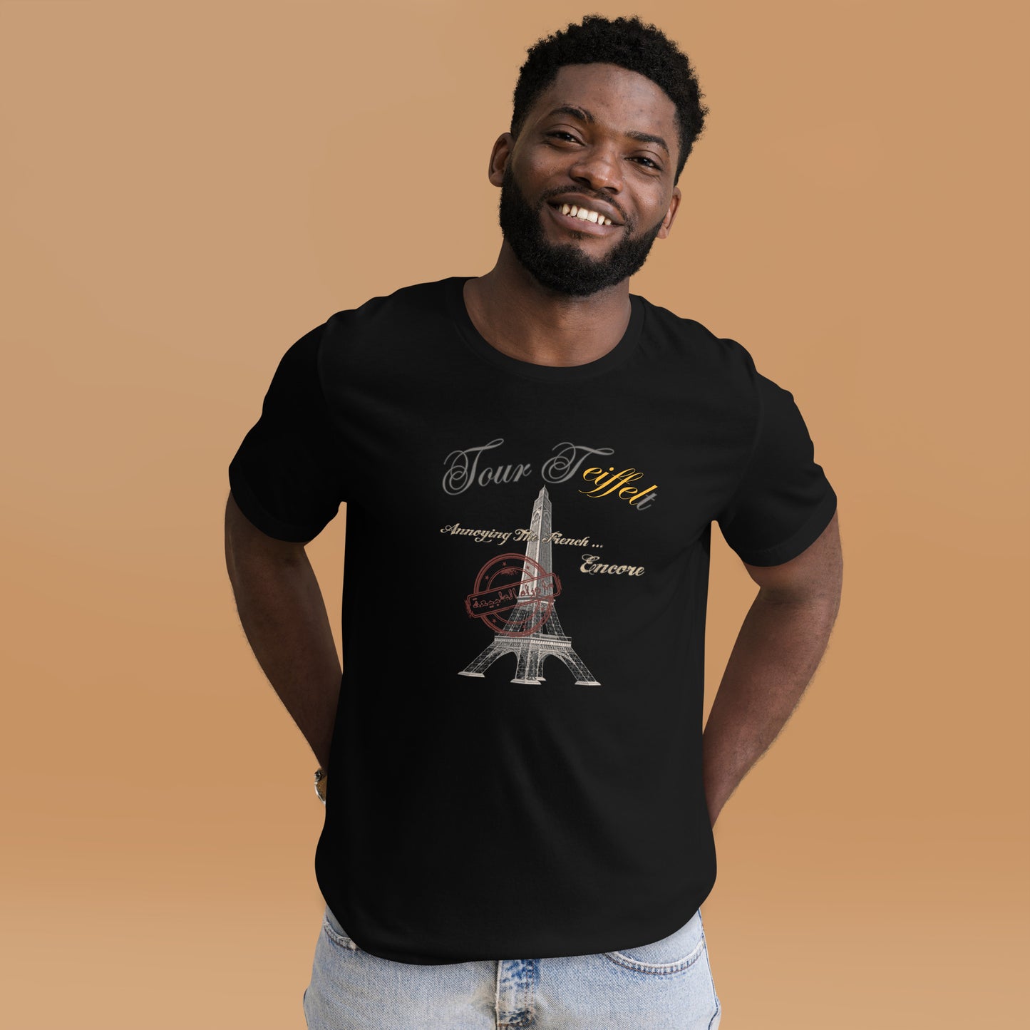 Tour Teiffelt T-shirt قميص برج تيفلت نصف كم