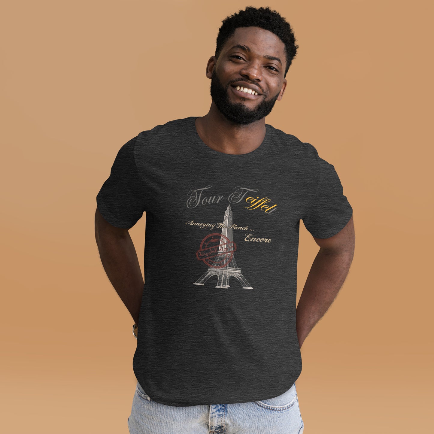 Tour Teiffelt T-shirt قميص برج تيفلت نصف كم