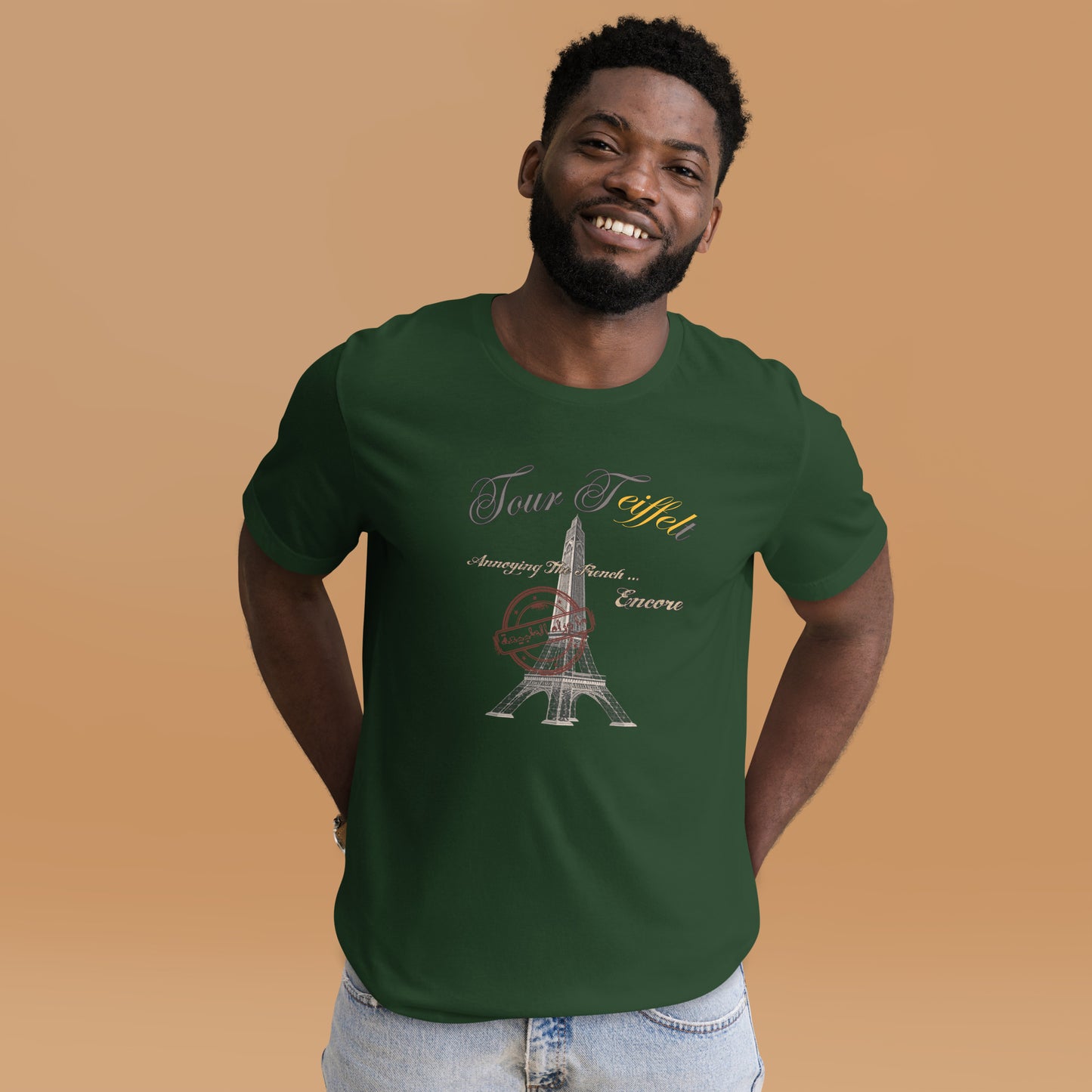 Tour Teiffelt T-shirt قميص برج تيفلت نصف كم