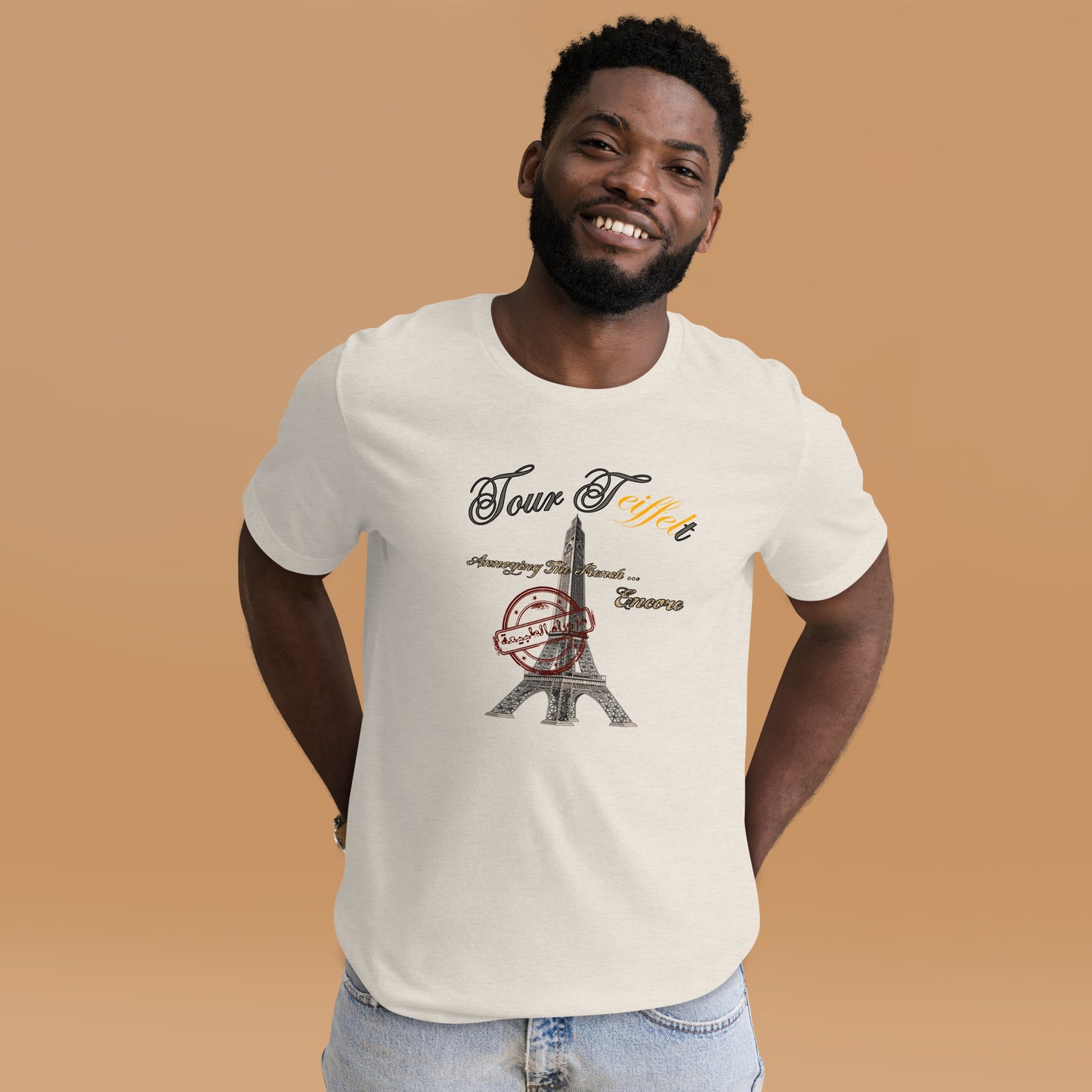 Tour Teiffelt T-shirt قميص برج تيفلت نصف كم