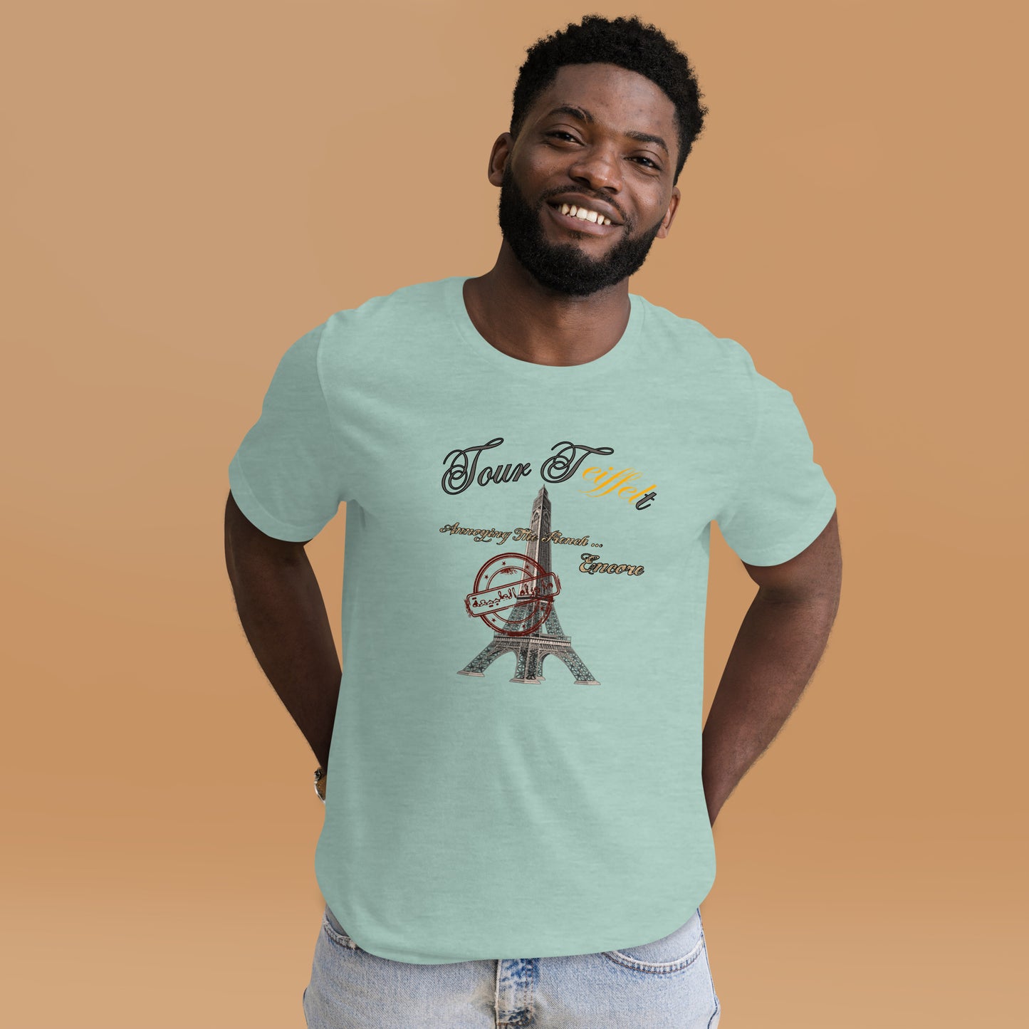 Tour Teiffelt T-shirt قميص برج تيفلت نصف كم