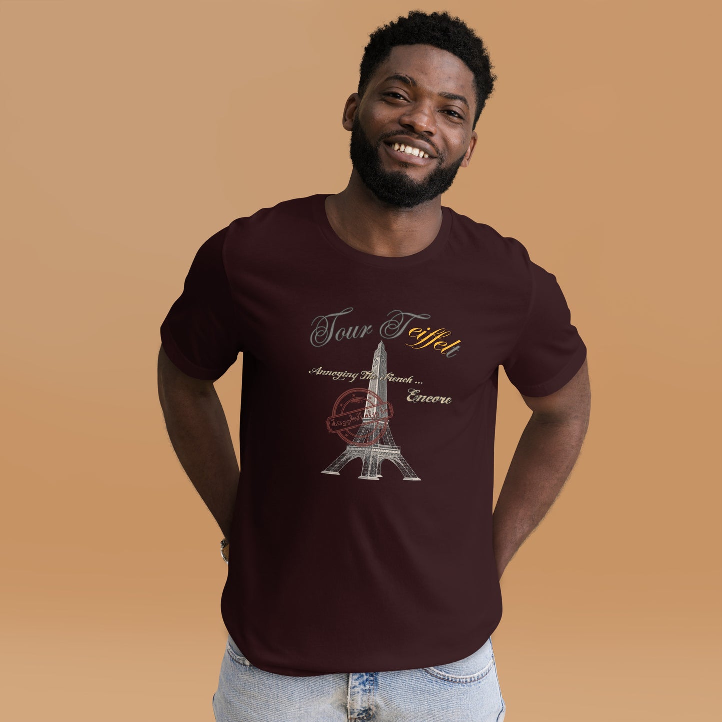 Tour Teiffelt T-shirt قميص برج تيفلت نصف كم